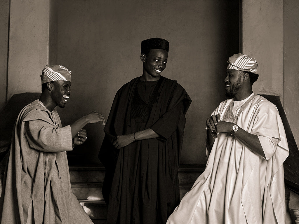 Orí Adé agbada for men styled for Nigerian weddings and traditional occasions