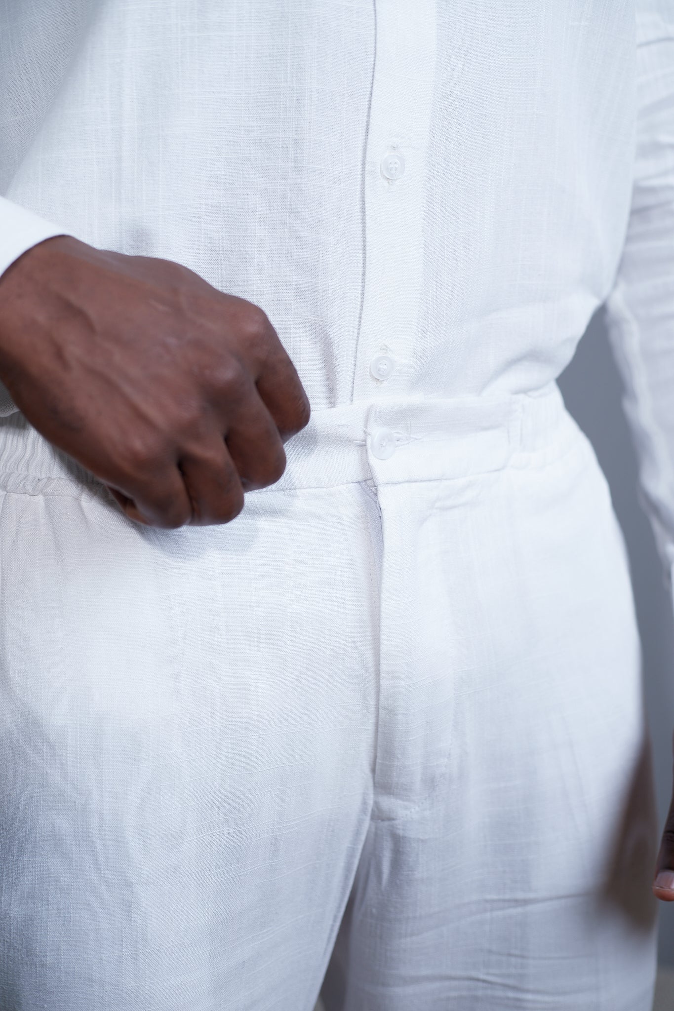 White Linen pant