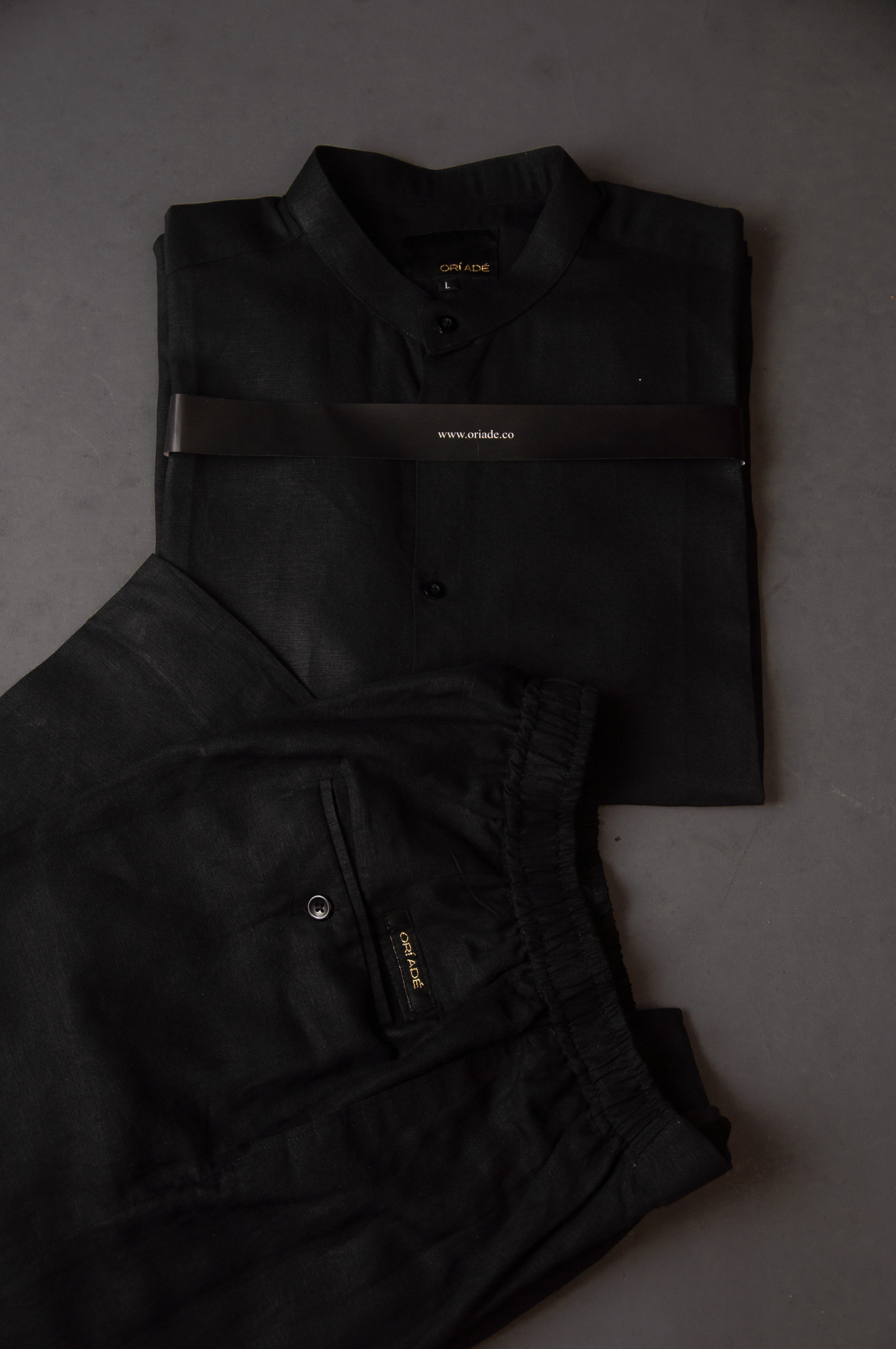 Black Linen Shirt in lagos Abuja Nigeria Africa