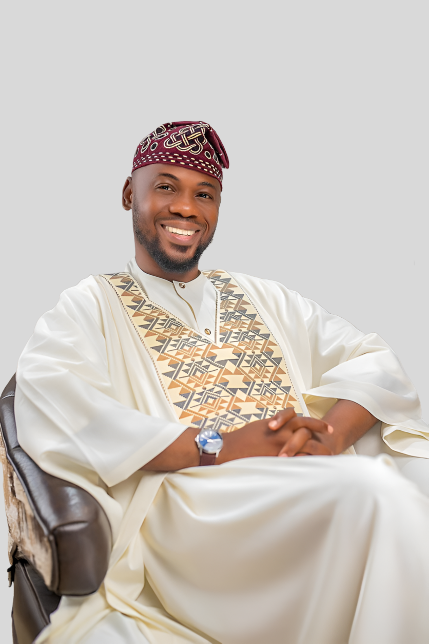 Wine and butter color Handknit nigerian traditional yoruba cap