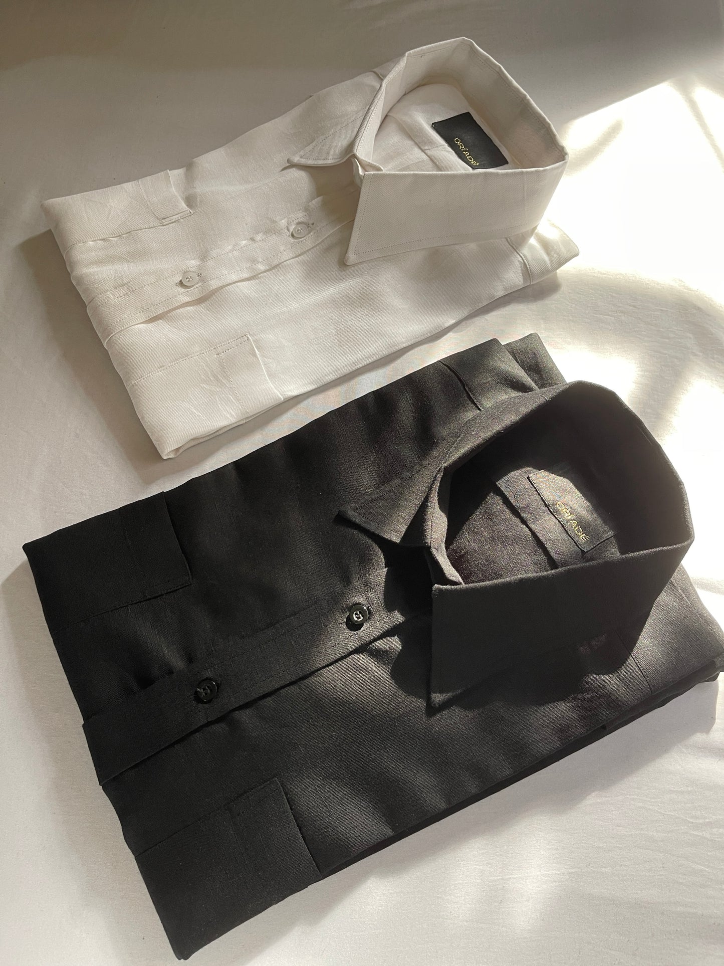 Orí Adé Classic Linen Shirts – Hand-Finished Nigerian Elegance