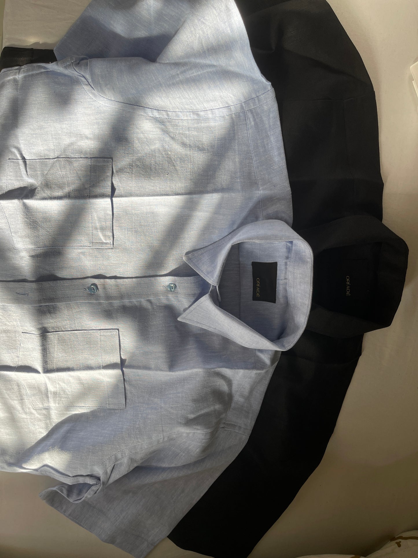 Orí Adé Classic Linen Shirts – Hand-Finished Nigerian Elegance
