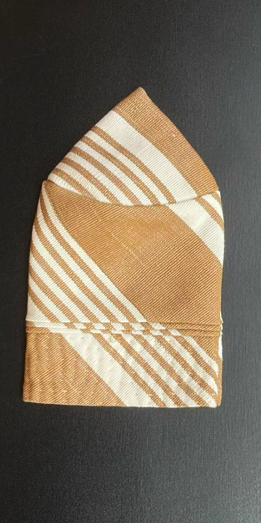 Sanyan Aso Oke Yoruba traditional cap