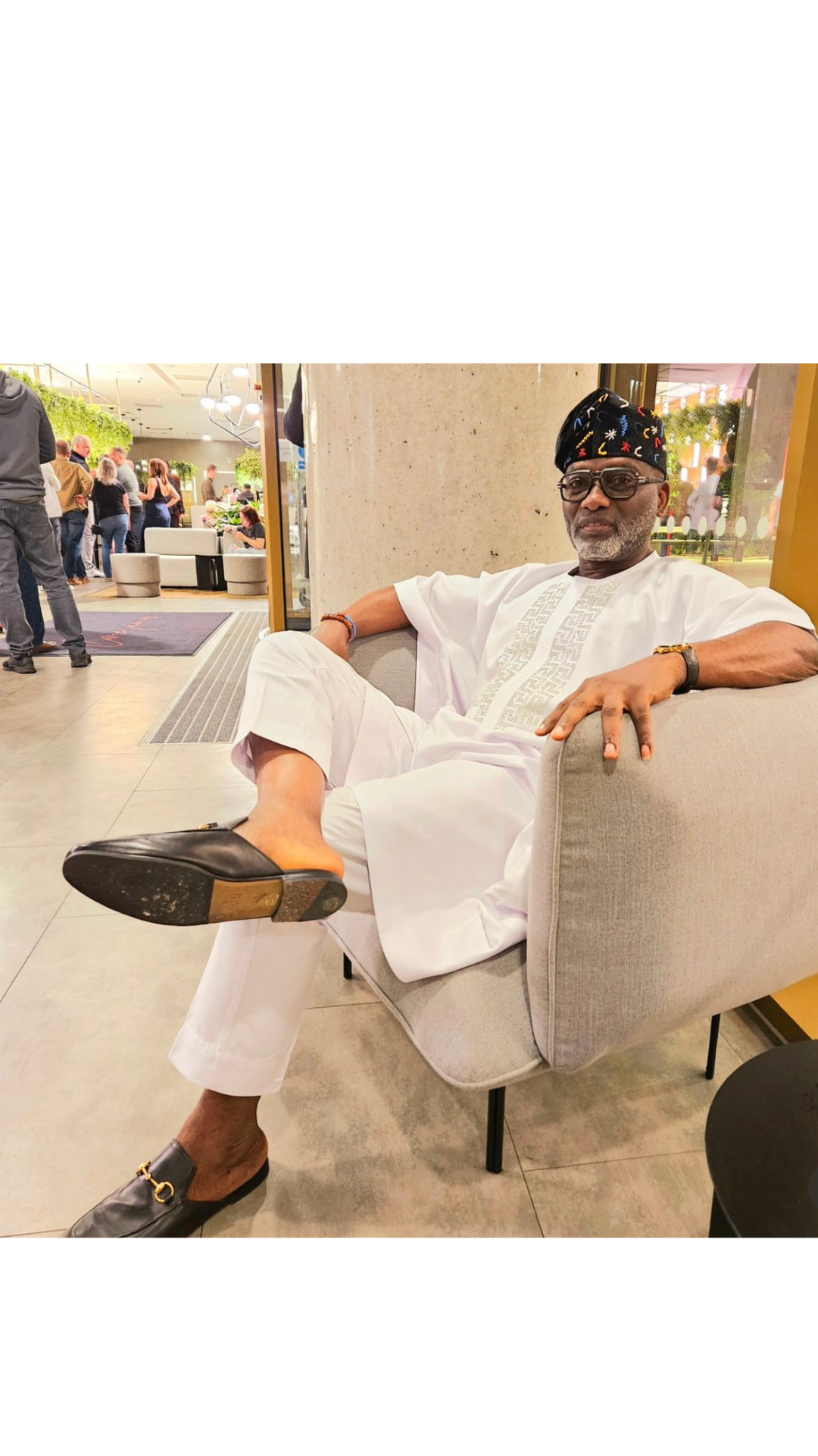 Oluremi Black Velvet Handknit Yoruba Cap By Orí Adé