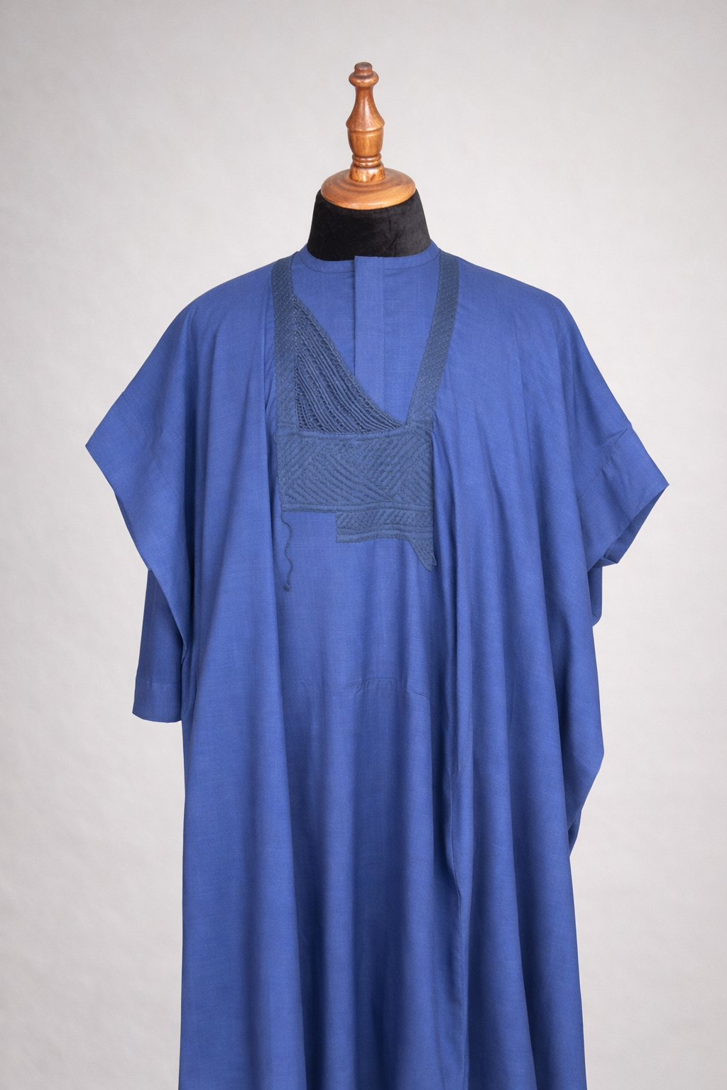 Blue Agbada Jakan 3/4 Sleeve