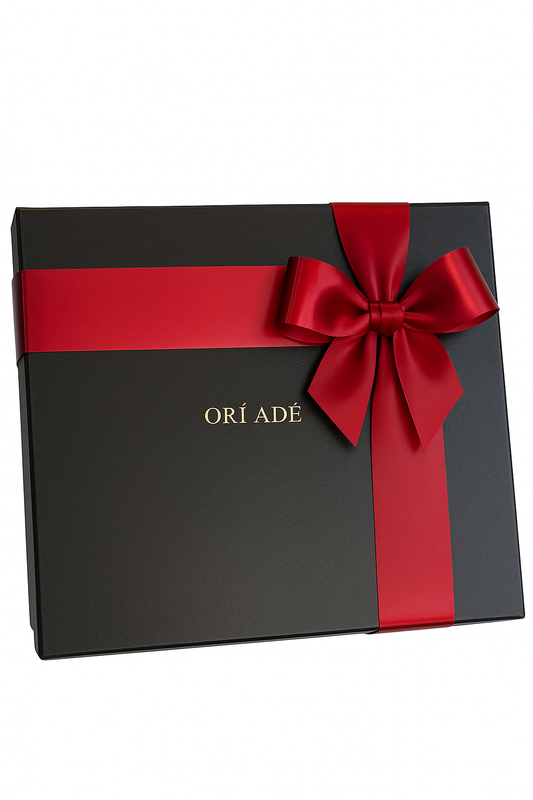 Orí Adé Hand-Embroidered Heritage Knot Set