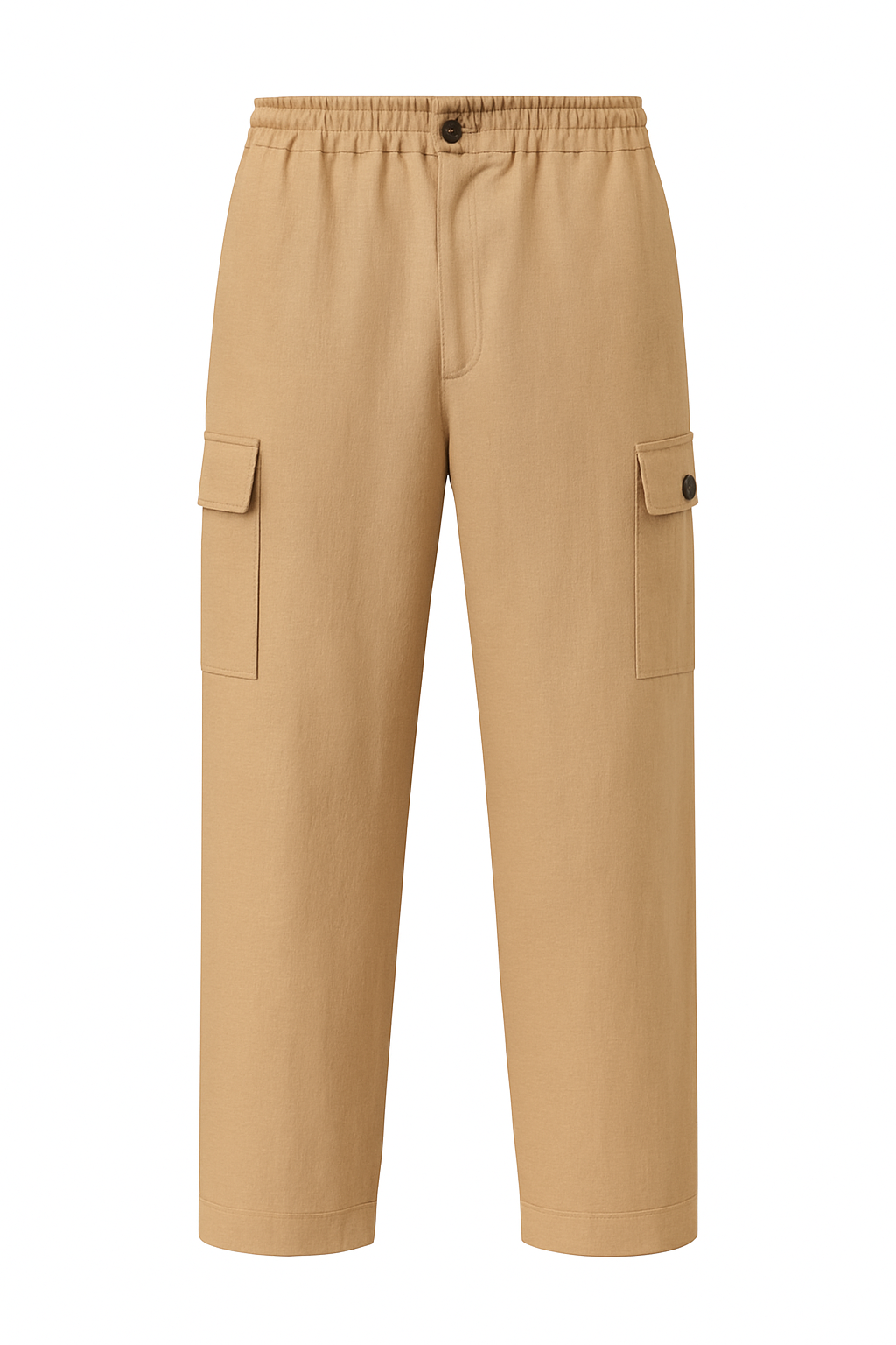 Orí Adé Khaki Linen Cargo Pants