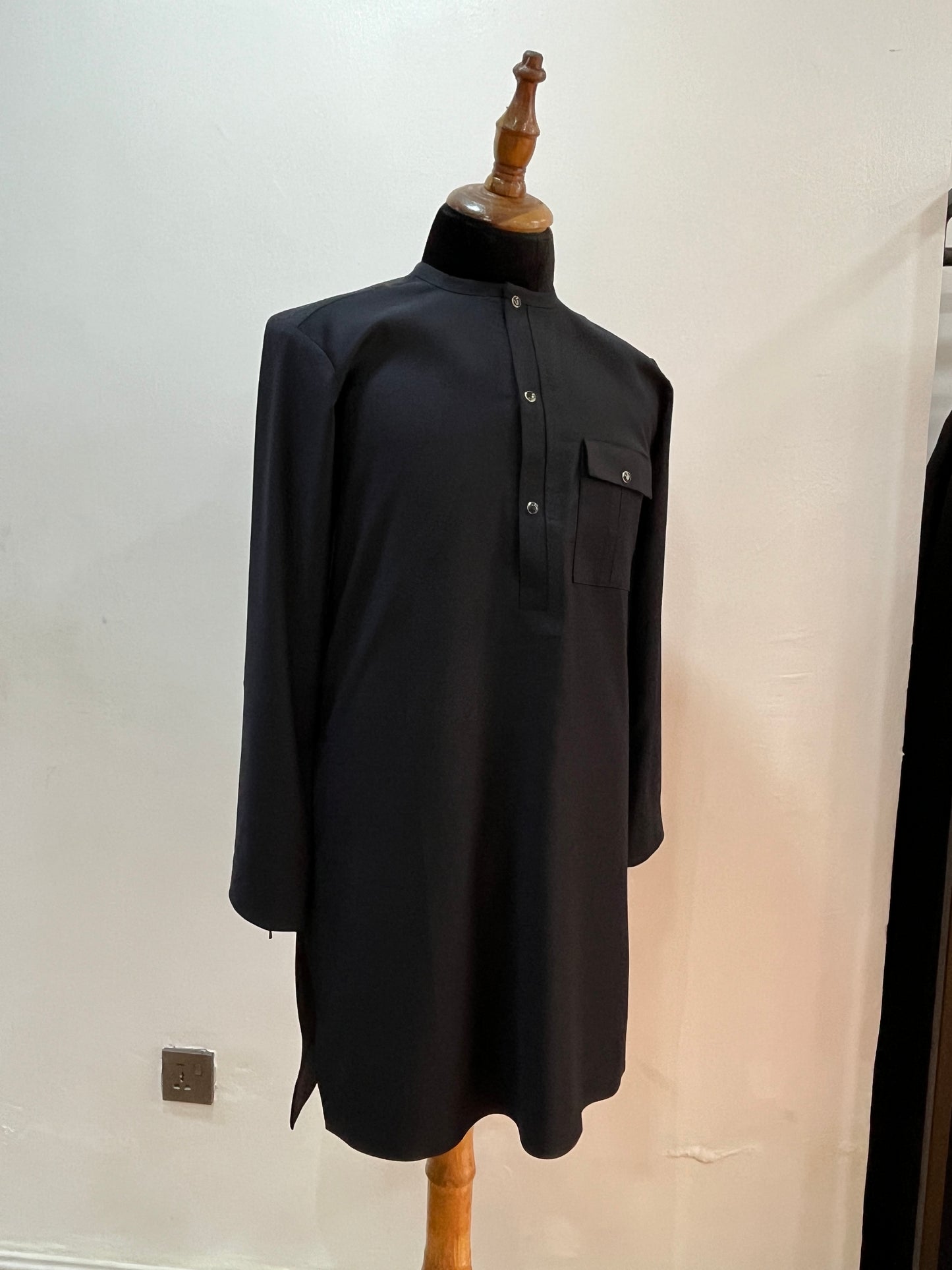 Black Long sleeve African Traditional Men’s Suit