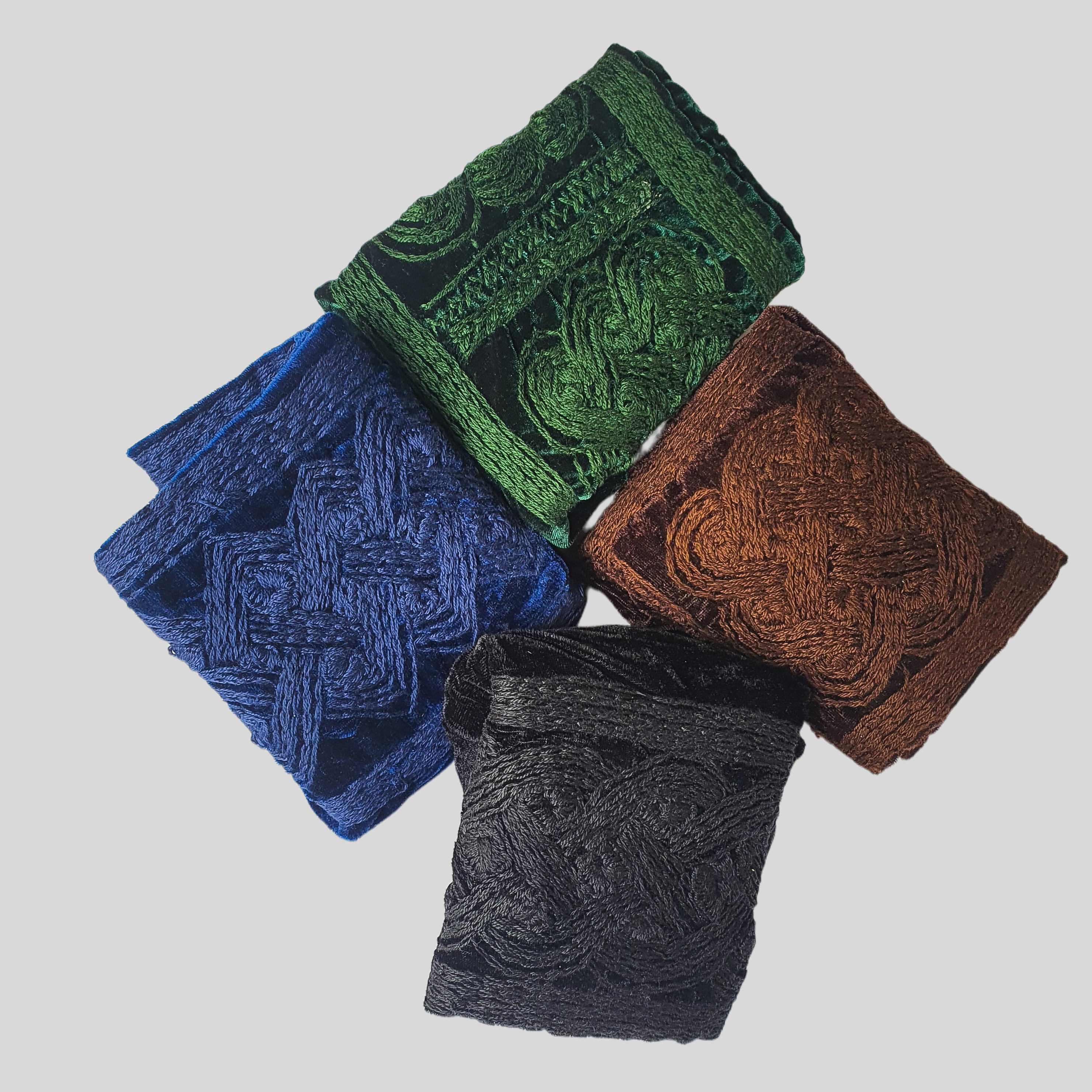 Green Velvet yoruba Nigerian Mens cap