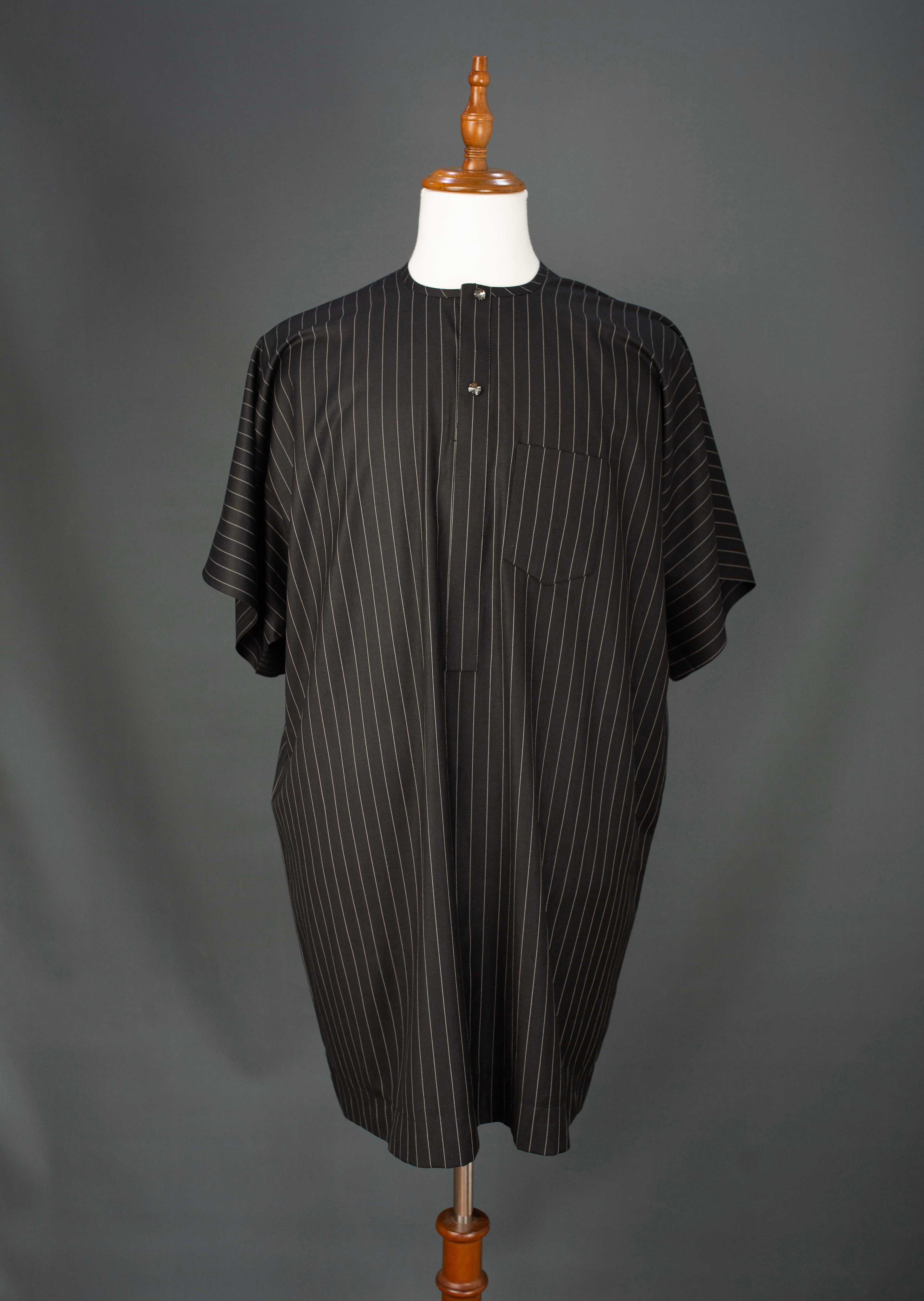Pin stripe Dashiki Set
