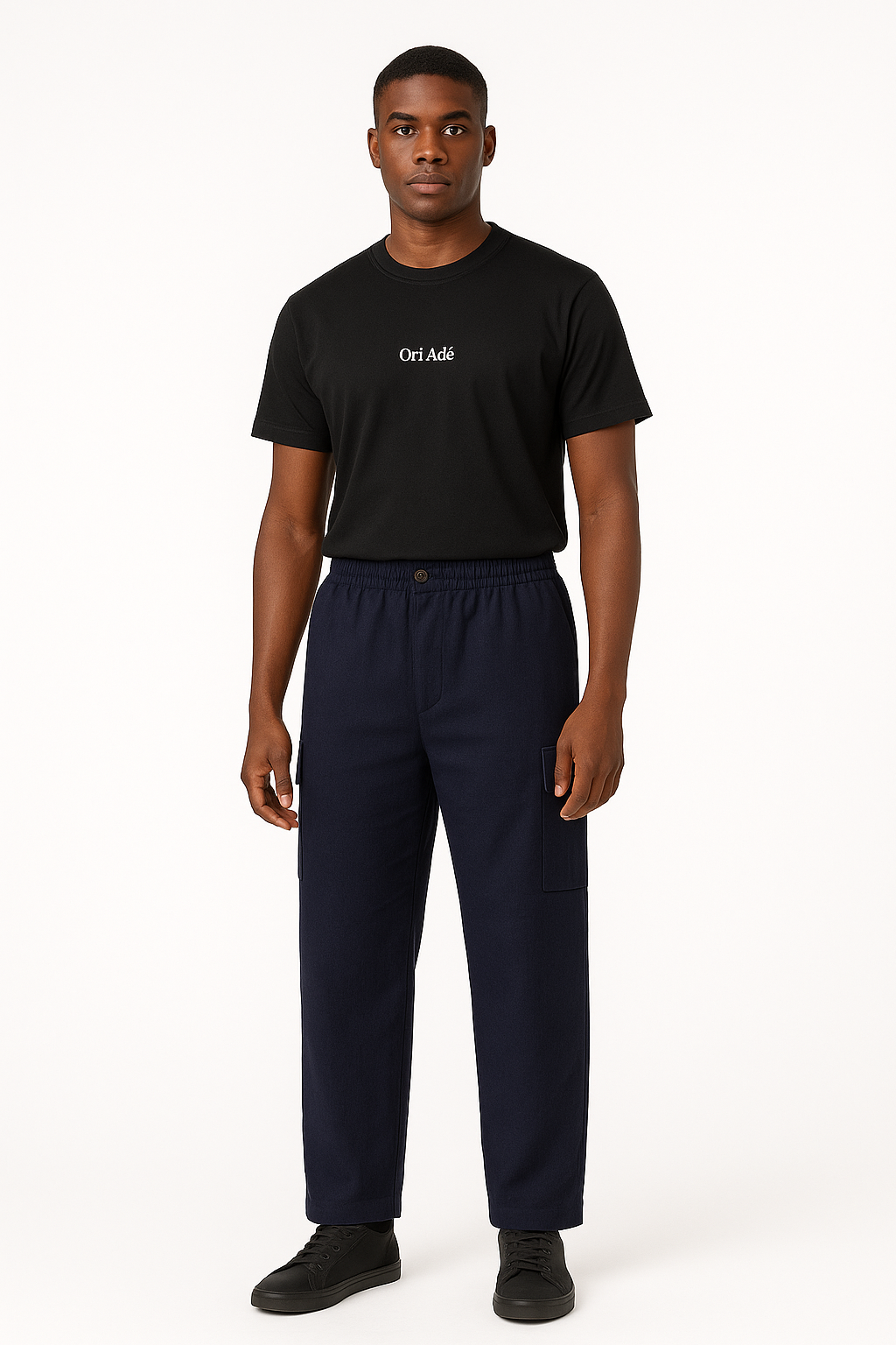 Navy Blue Cargo Pant