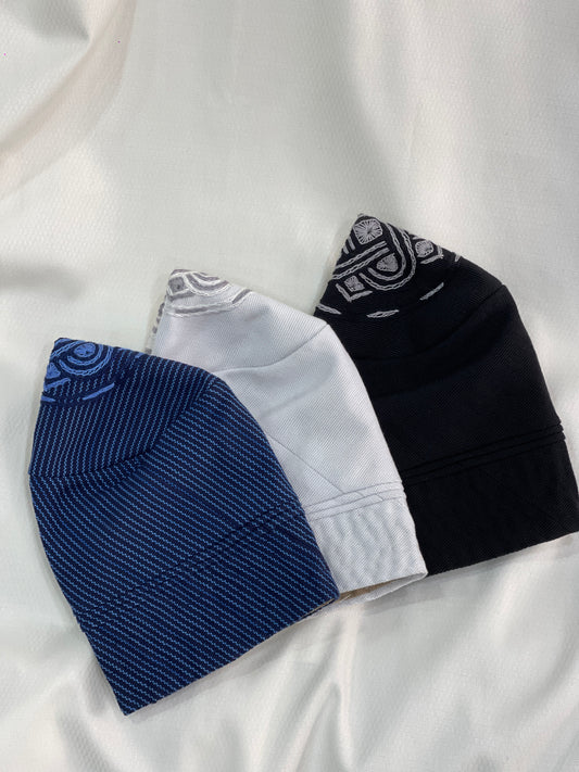 Orí Adé Signature Yoruba Cap with Hand-Embroidered Heritage Knot