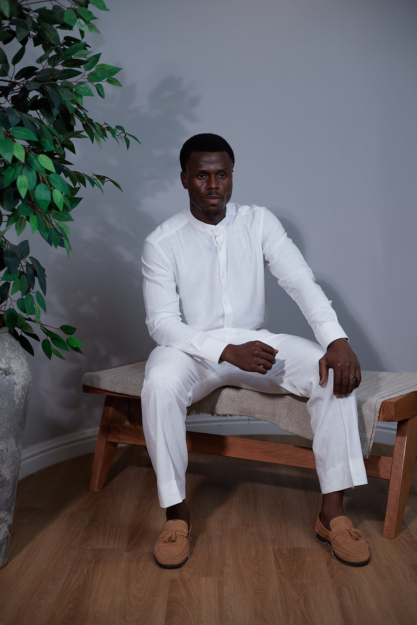 Orí Adé Classic Linen Shirts – Hand-Finished Nigerian Elegance