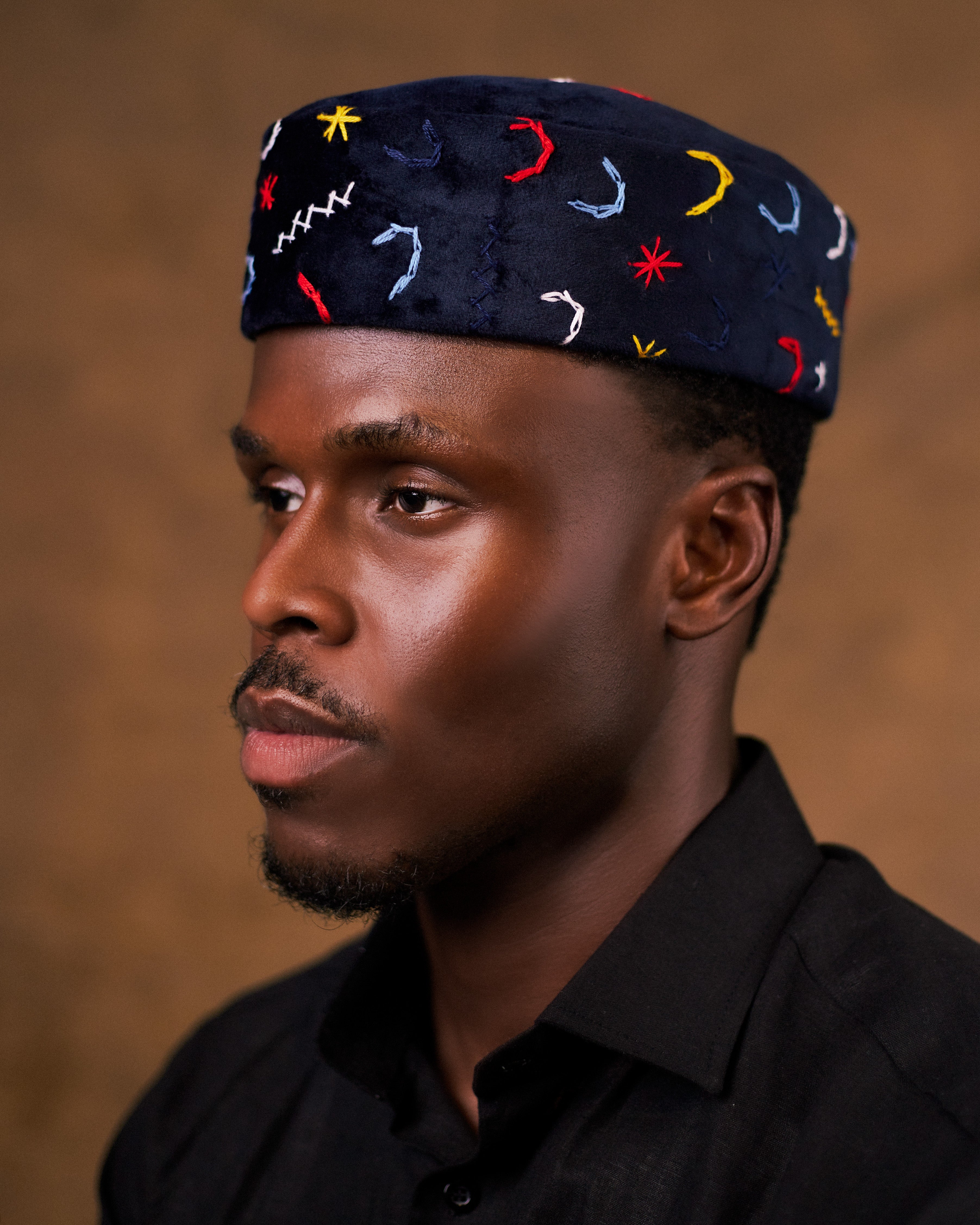 Traditional hat multi colored 