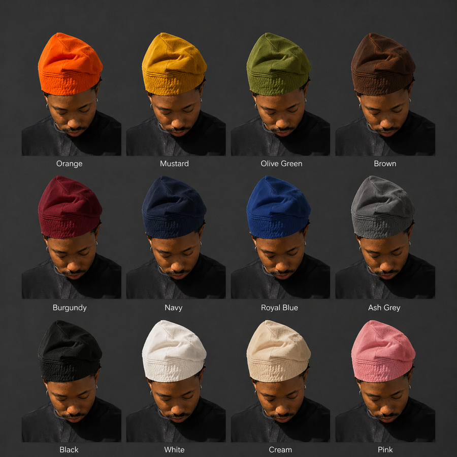 Esha Hand-Knit Yorùbá Cap