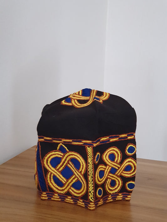 Yoruba Aso Oke ijebu cap