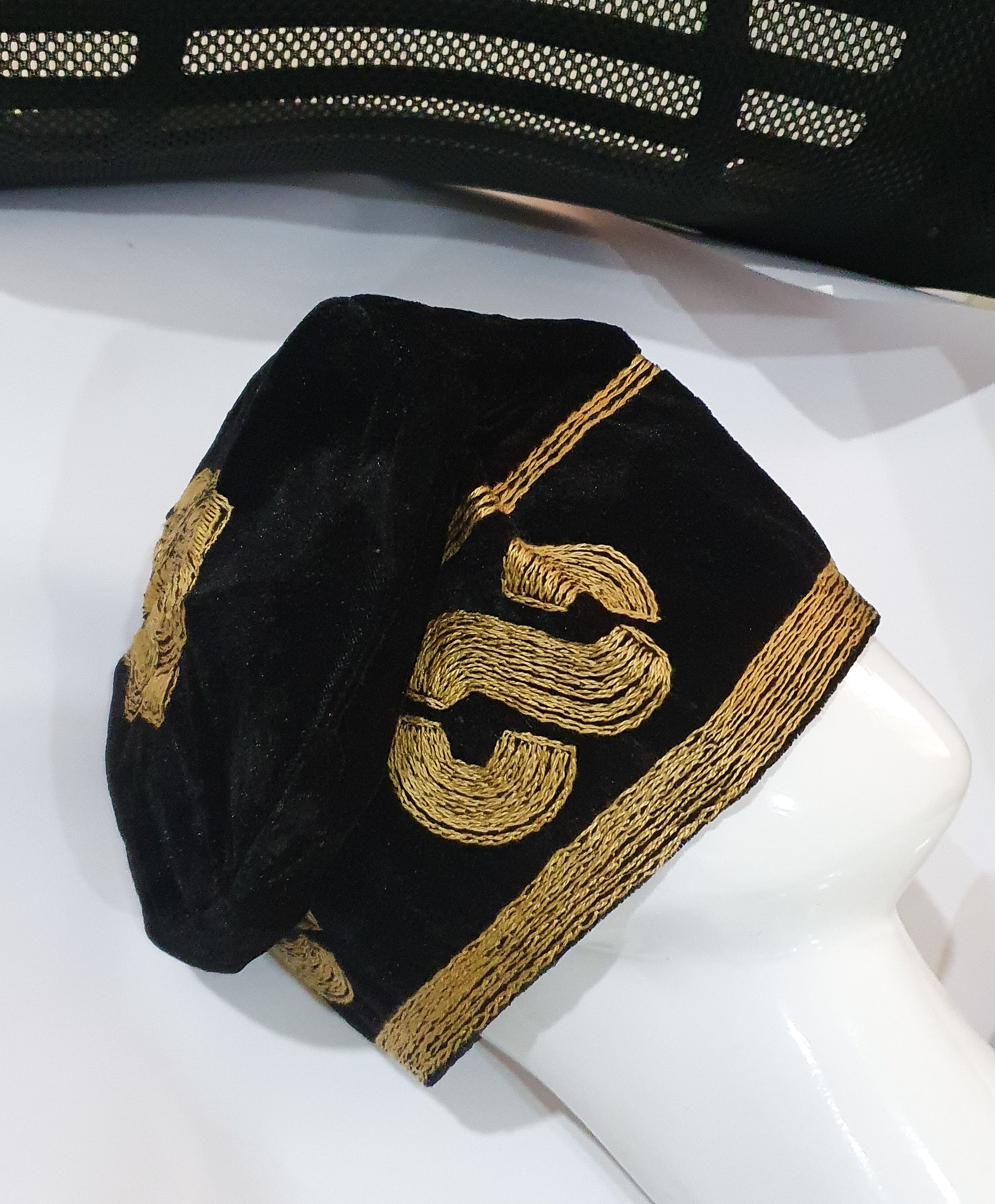 Black velvet Tinubu Logo cap